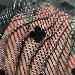Beautiful Jacquard weave mesh fabric makeup bag material