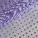 1.45 m*100 yards Heart-shaped flocking mesh fabric