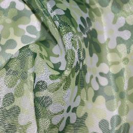 Printed mesh fabric